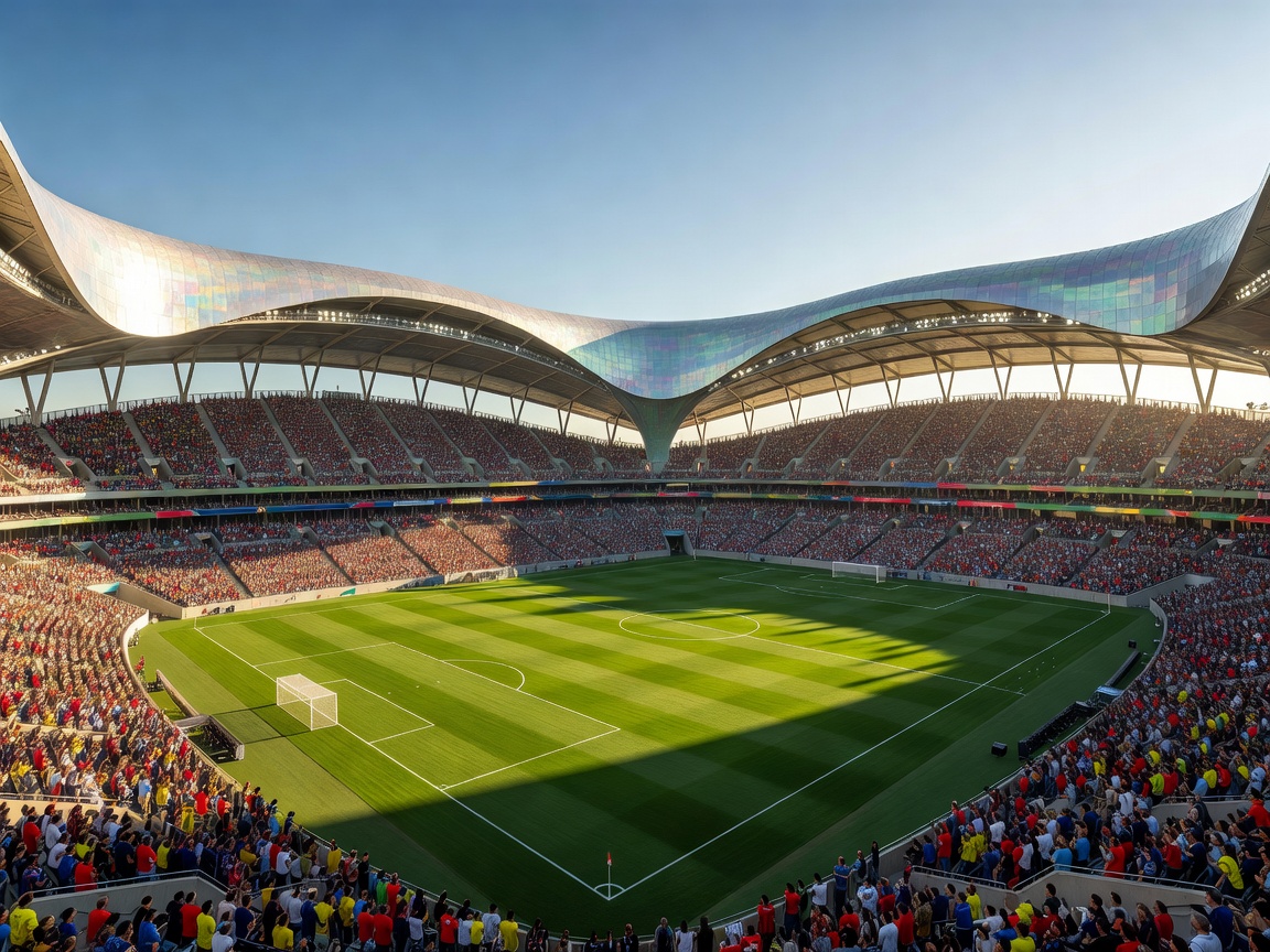 World Cup 2026 football stadium and pitch overview